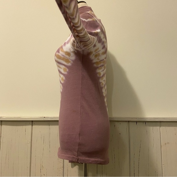 NWT We The Free Medium Moody Blossom Tie Dye Turtleneck Pullover - Picture 5 of 12